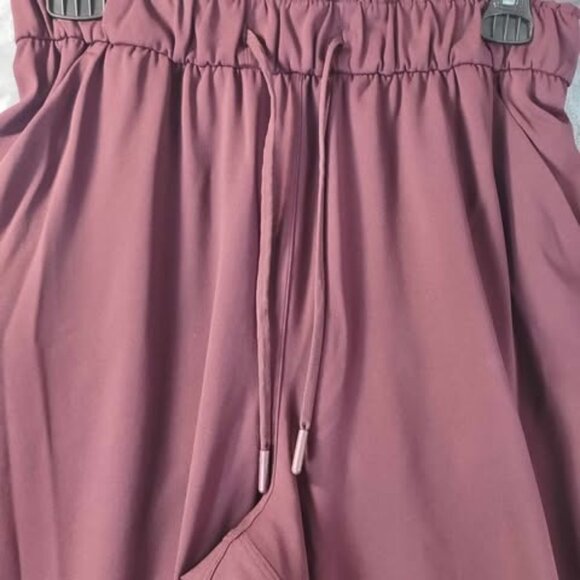 Lululemon Keep It Moving Joggers 6 Burgundy Athleisure Cassis Drawstring Waist - Picture 6 of 7